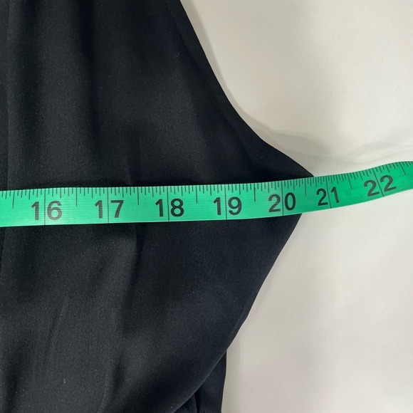 Abercrombie and Fitch Womens Size XXL Plunge Pleated Dress Black Fit & Flare NWT - Picture 7 of 13